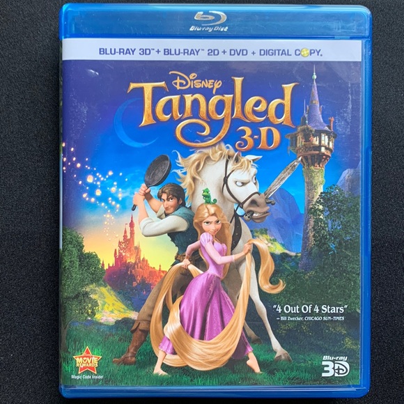 Disney Tangled 3D (Blu-Ray3D+Blu-Ray2D+DVD+Digital Copy) - Picture 1 of 10